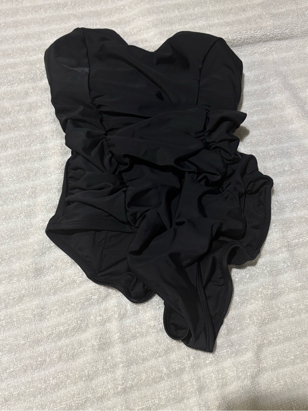 Cupshe Women’s Black Tied Back One-Piece Swimsuit
